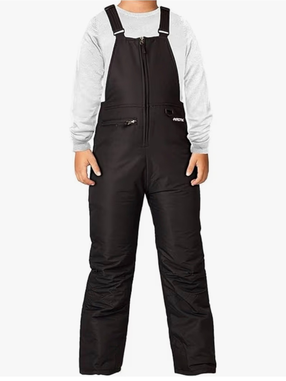 Arctix Kids Black Insulated Snow Bib Overalls size large